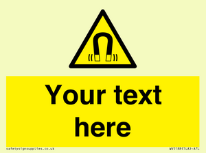 Custom Magnetic Field Sign